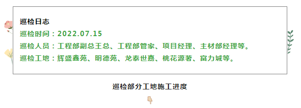 工程部巡檢 | 不負夏日，讓標準成為一種習慣。